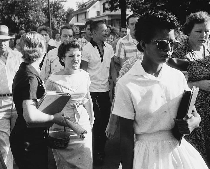 Desegregation at Little Rock’s Central High School in 1957